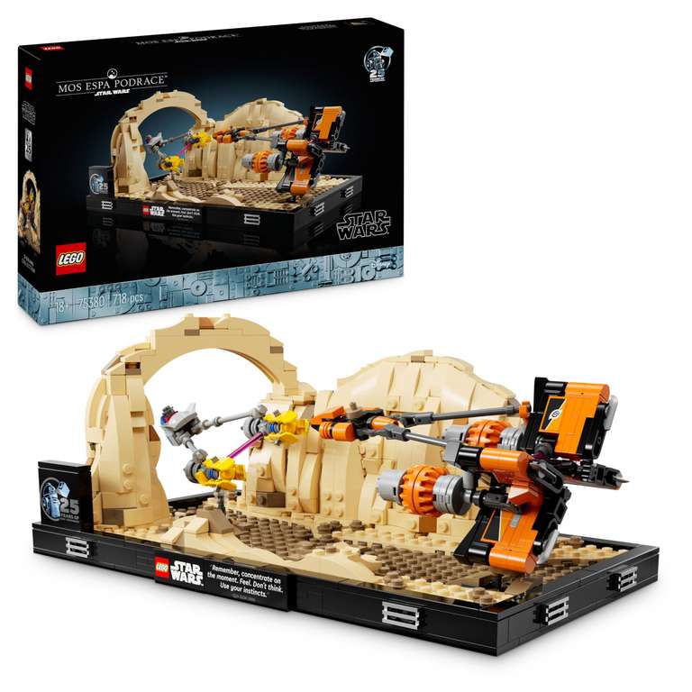 LEGO 75380 - Diorama de la course de Podracers de Mos Espa à 47.21 €