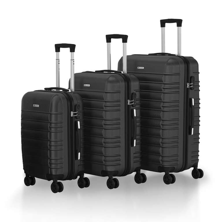 Set de 3 Valises Rigides Juskys (Via Coupon - Vendeur Tiers) à 72.24 €