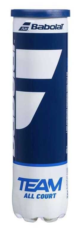 Babolat Team All Court, Tube de 4 Balles de Tennis à 6.99 €