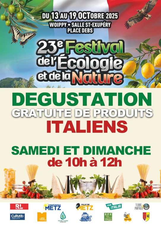 Dégustation gratuite de produits italiens - Woippy (57) à 0 €