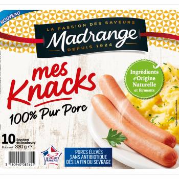 3 paquets de Knacks Madrange pour 1,30€ au lieu de 6,57€