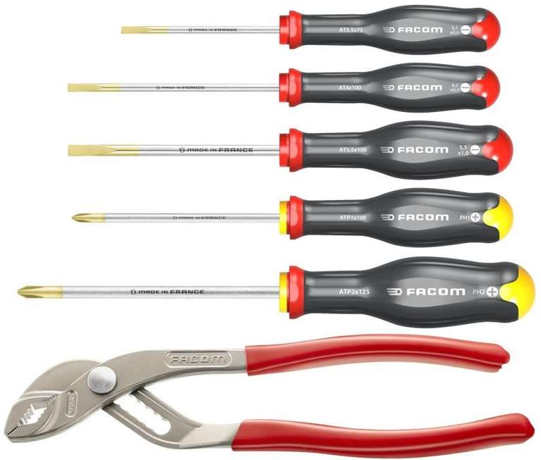 Coffret de pinces et tournevis Facom AT5.170PB à 32.9 €