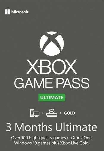 Abonnement 3 mois xbox game pass ultimate à 35.52 €