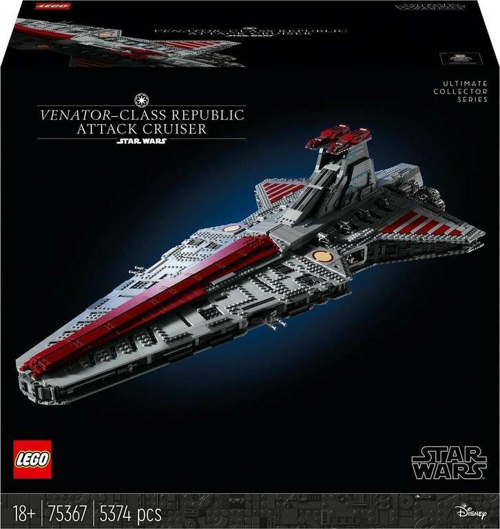 Jeu de construction Lego Star Wars Venator 75367 (Frontaliers Belgique) à 449.99 €