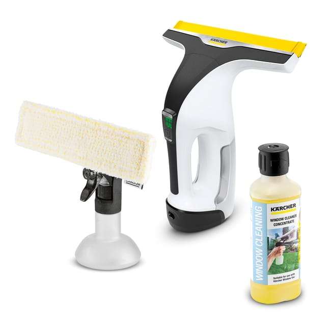Nettoyeur de vitre blanc pour carreaux WV6 PLUS + Détergeant D500 inclus à 44.9 €