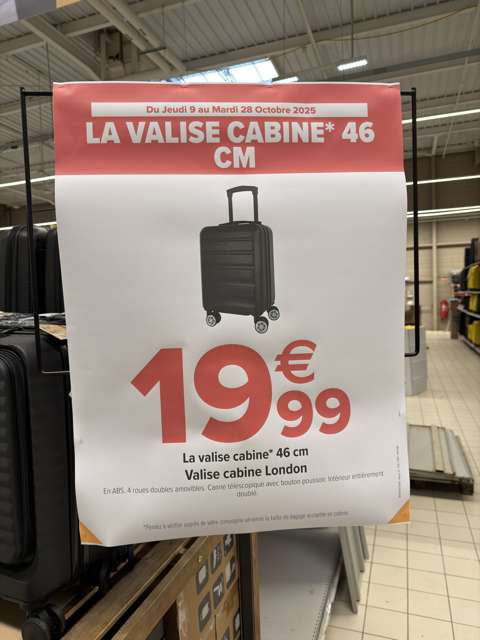 Valise cabine rigide