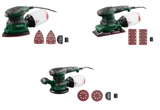 Ponceuse Parkside au choix (ponceuse excentrique, multifonction ou vibrante) à 19.99 €