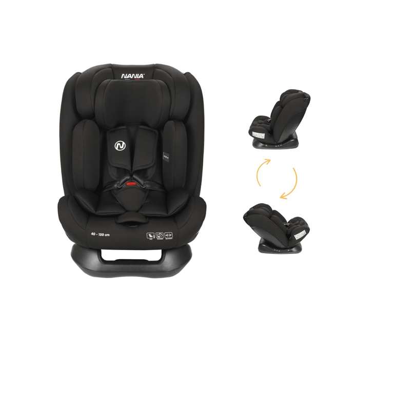 Siège auto enfant évolutif Nania I-size 40-150 cm-gr 0+/1/2/3 (0-36kg) - Evolutif naissance jusqu'à 12 ans (via coupon - vendeur tiers) à 94.99 €