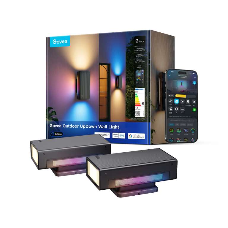 Govee Outdoor UpDown Wall Light à 159.99 €