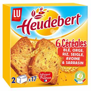 3 Paquets de biscottes Heudebert pour 2,00€ au lieu de 4,05€