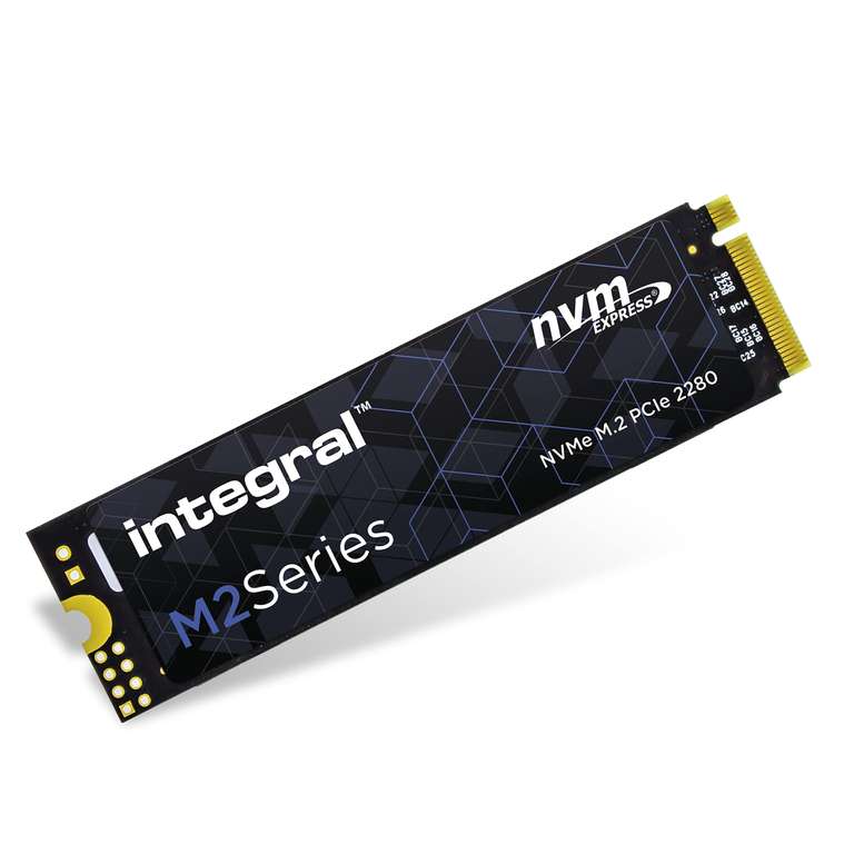 SSD interne M.2 NVMe Integral PCIe Gen3x4 R-3450MB/s W-3450 MB/s TLC M1 - 1To à 45 €