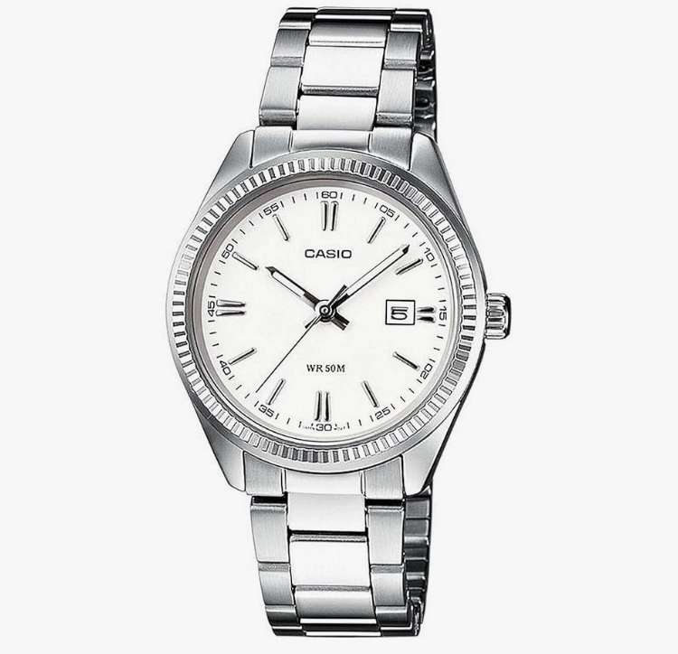 Montre Casio MTP-1302PD-7BVEF – Quartz analogique, Acier inox, Étanche 5 ATM à 35.98 €