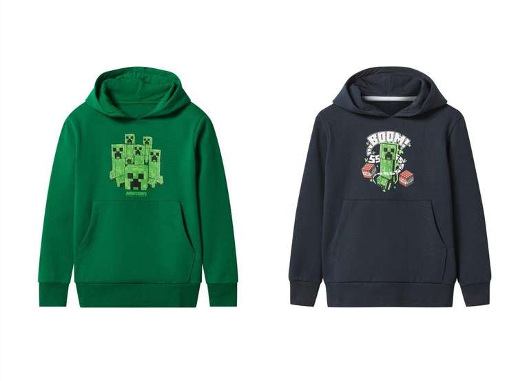 Sweat à capuche molletonné garçon Minecraft à 8.99 €