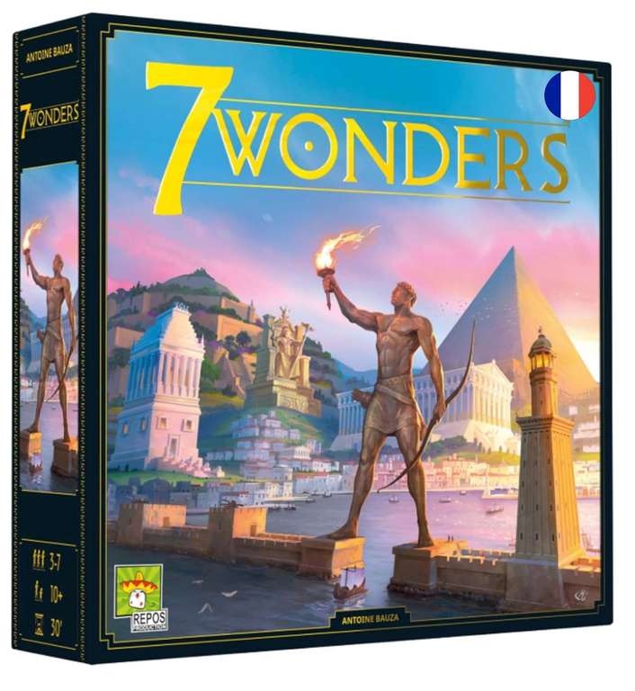 Sélection de Jeux de Société en Promotion - Ex : 7 Wonders (Via Coupon) - Foret Mixte à 15,33€ ou Les Aventuriers Du Rail : Europe à 23,33€ à 26 €