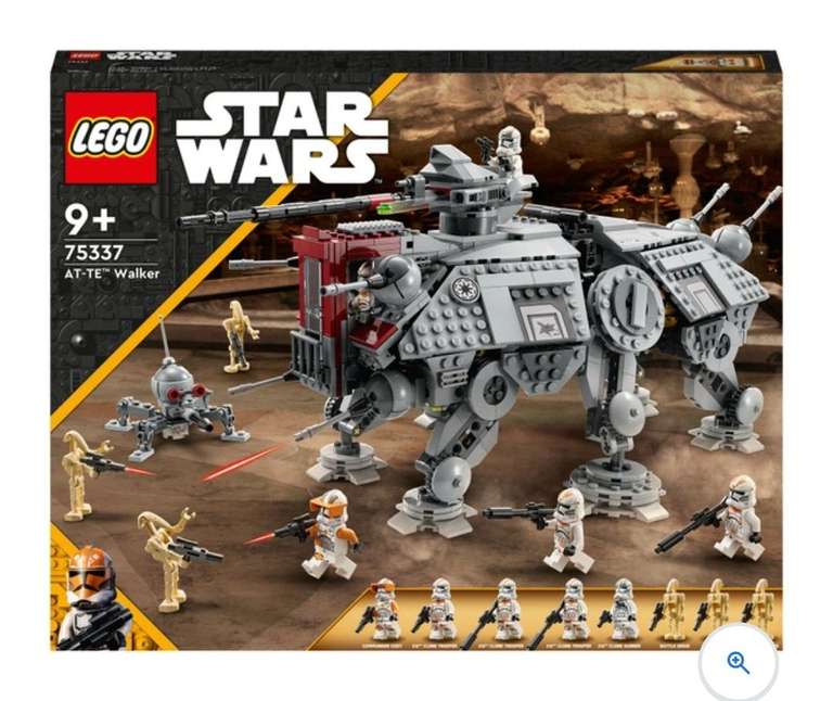 LEGO Star Wars 75337 Le Marcheur AT-TE (via remise au panier) à 90.99 €