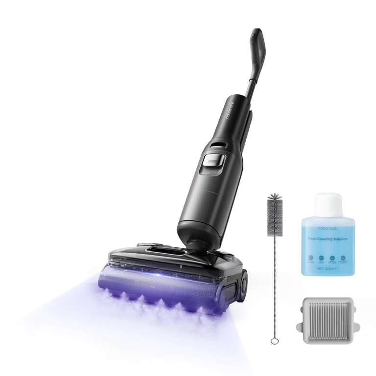 Aspirateur Laveur Roborock F25 Ultra - à Vapeur 180 °C et à Eau Chaude 86 °C, Séchage en 5 min à 90 °C à 699 €