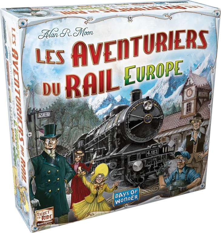 Jeu de société - Les Aventuriers Du Rail : Europe (via coupon) à 23.33 €
