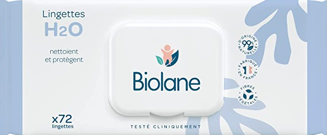 Biolane 72 lingettes 1,79€