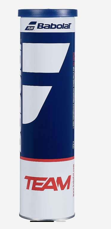 Lot de 4 balles Balles de tennis - Team à 7.99 €
