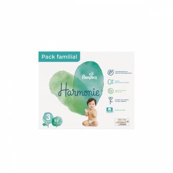 1 carton Pampers Harmonie pour 7,30€ au lieu de 31,00€