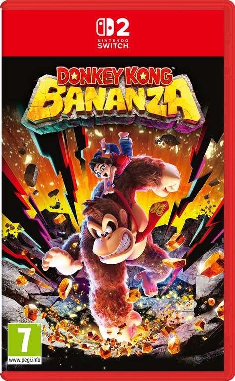 [Adhérents Fnac] Donkey Kong Bananza sur Nintendo Switch 2 (+10€ en cagnotte fidélité) à 59.99 €