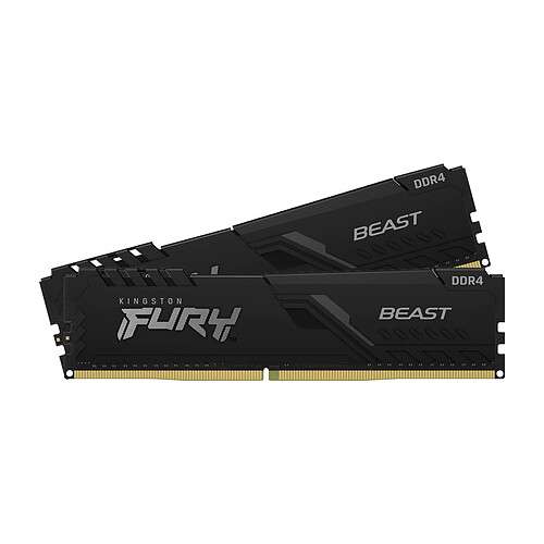 Kingston Fury Beast - 2x32 Go - DDR4 3200 MHz - CL16 Noir à 187.03 €