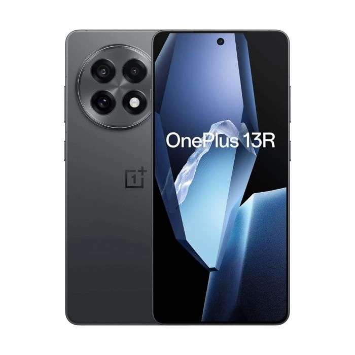 OnePlus 13R 5G 12 Go/256 Go Gris (Nebula Noir) Double SIM à 379 €