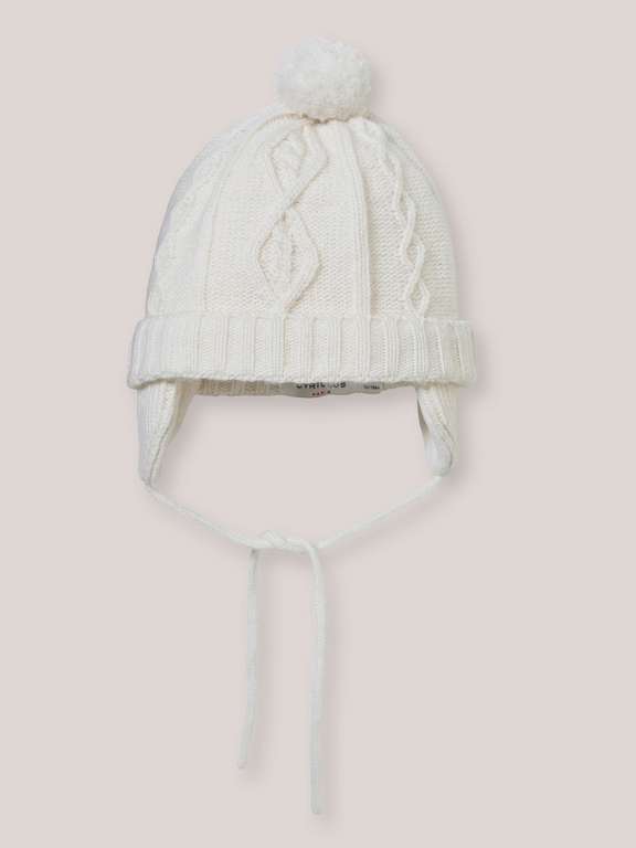 BONNET TORSADÉ DOUBLÉ POLAIRE BÉBÉ à 8.37 €