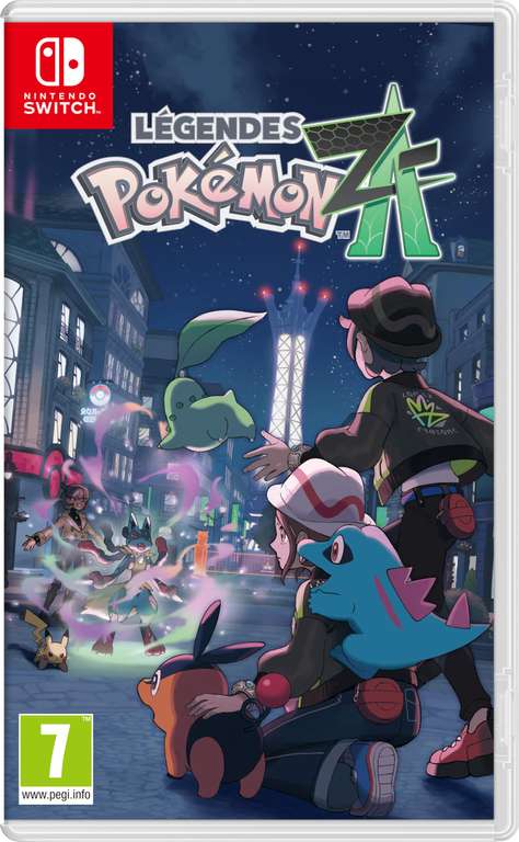 Légendes Pokémon : Z-A sur Nintendo Switch à 44.16 €