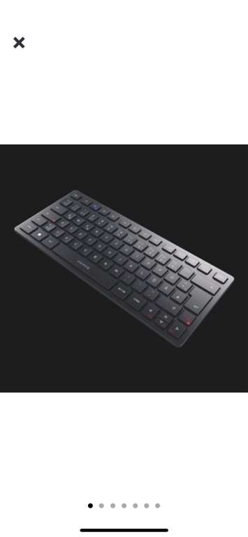 Clavier Azerty avec et sans fil Cherry KW 9200 MINI Bluetooth Noir à 24.99 €