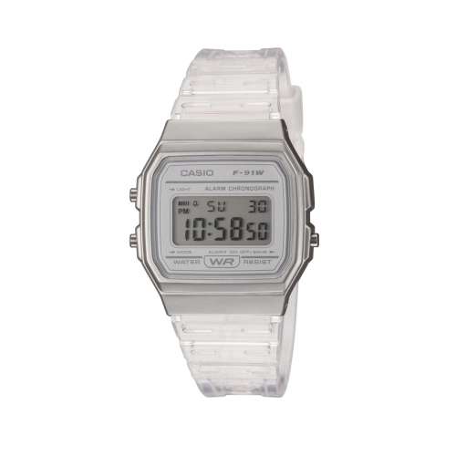 Montre Casio F-91WS-7EF (bracelet transparent) à 18.19 €