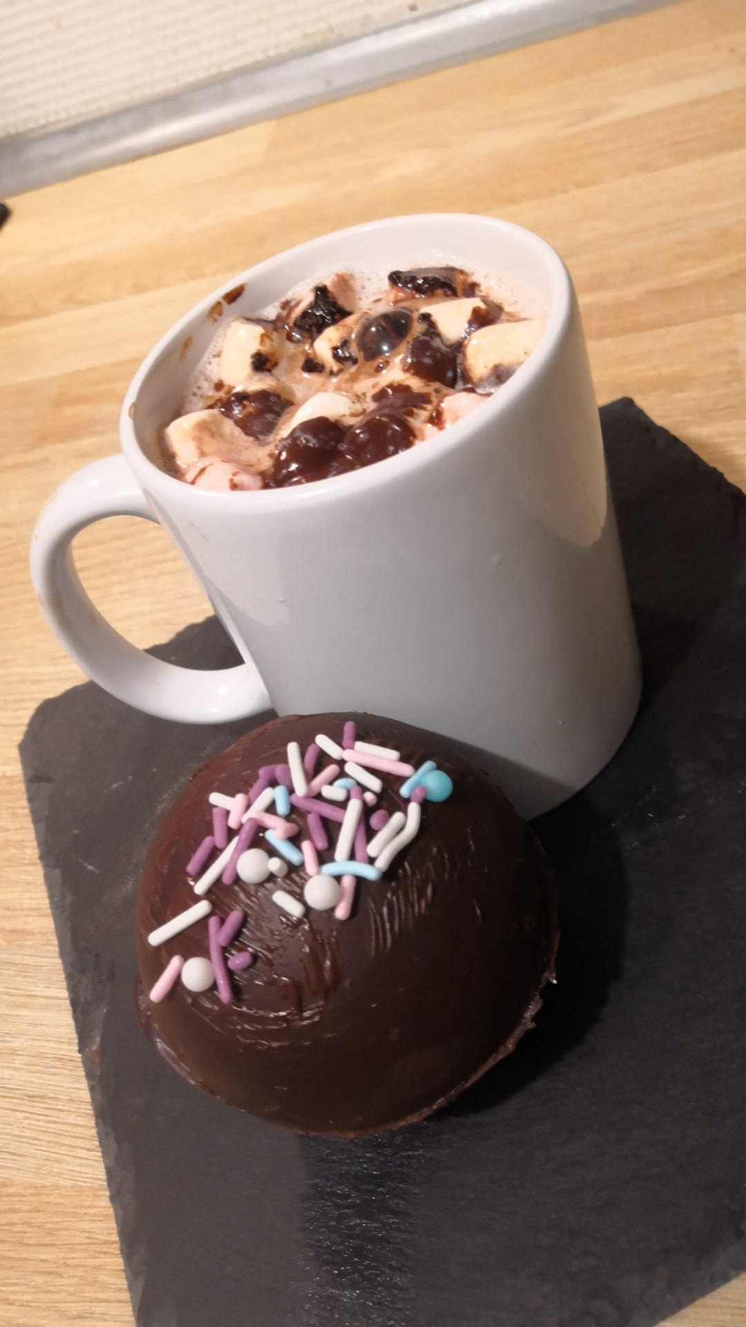 Bombe de chocolat chaud 